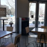 Inside seating at Chipotle in Secaucus