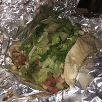 Tacos with extra guacamole  at Chipotle in Edgewater