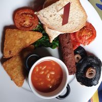 Vegan breakfast at The Cosy Club in Hereford