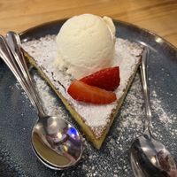  Tarta De Santiago at Lola's Tapas Restaurant in Bournemouth