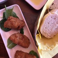 Asparagus croquettes  at Lola's Tapas Restaurant in Bournemouth