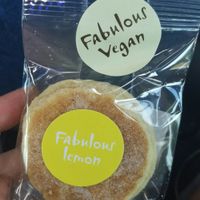 lemon vegan Welsh cake at Fabulous Welshcakes in Cardiff