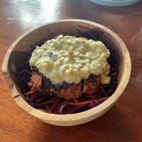 Katsu Don  at Roots Plant-Based Cafe in Da Nang