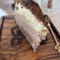 Tiramisu cake. Raw, not too sweet.   at Roots Plant-Based Cafe in Da Nang