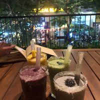 Prework out shake - hảo hảo mè đen😄 at Roots Plant-Based Cafe in Da Nang