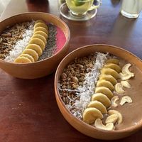 Tropical pitaya & cacao dream  at Roots Plant-Based Cafe in Da Nang