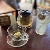 Roots tea & lime juice  at Roots Plant-Based Cafe in Da Nang