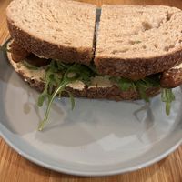 Tempeh sandwich   at Roots Plant-Based Cafe in Da Nang
