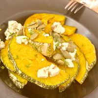 pumpkin wedges 10/10  at Roots Plant-Based Cafe in Da Nang