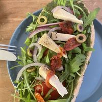 Aged “cheese” baguette  at Roots Plant-Based Cafe in Da Nang