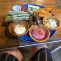 Mezze Plate  at Roots Plant-Based Cafe in Da Nang