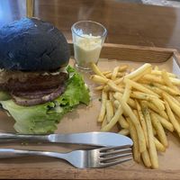 Standard burger   at Roots Plant-Based Cafe in Da Nang