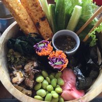 Japanese Buddha bowl at Roots Plant-Based Cafe in Da Nang