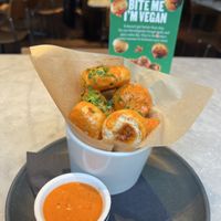 Hot Jalapeño Dough Balls  at Pizza Express in London