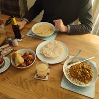 Curry & Sushi's amazing Indian Vegan food (had a takeaway) at Curry and Sushi in 