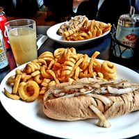 Giant vegan Hotdog. at Fortrose Cafe in Fortrose
