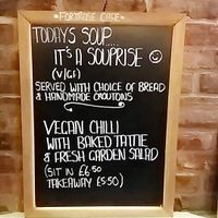 Vegan specials  at Fortrose Cafe in Fortrose
