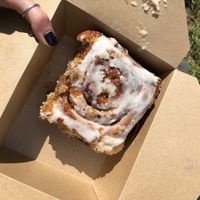 The best cinnamon roll I’ve every tried!!! at Blank Coffee in South West London