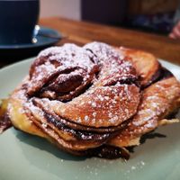 Cinnamon Bun at Blank Coffee in South West London