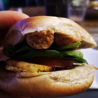 Bagel for breakfast 😋 at Blank Coffee in South West London