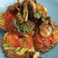 Avocado toast with extras... at Blank Coffee in South West London