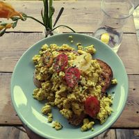 Tofu scramble at Blank Coffee in South West London