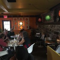 Jane Bond has a very 60s vibe at Jane Bond Cafe in Kitchener