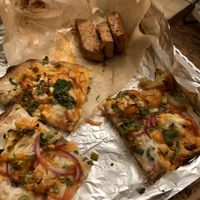 Vegan Cauliflower Pinsa & Hot Wing take out  at Pizza Boy in Glendale