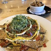 Raw Nachos at Cafe Manna in Brookfield