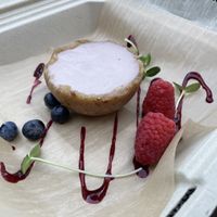 cheesecake" prepared with cashews and dates. Inspired daily by our Pastry Chef.   at Cafe Manna in Brookfield