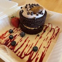 Chocolate Chocolate Chip Cookie Torte #Veganuary at Cafe Manna in Brookfield