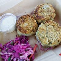 Crab Cakes at Cafe Manna in Brookfield