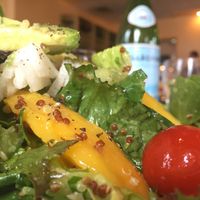 Quinoa and fruit salad at Cafe Manna in Brookfield