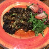 Cauliflower steak at Cafe Beirut in Jamaica Plain