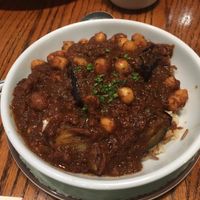 Vegan stew at Cafe Beirut in Jamaica Plain