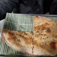 Focaccia con mortadella veg at Vegrano in Lucca