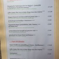 Vegetarian and vegan options from the menu at Gasthof Rosner in Altenmarktlim Pongau