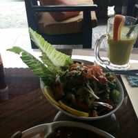 Fattoush (bread salad) at Papaya in Aqaba