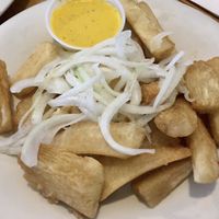 Fried Yucca at El Oriental de Cuba in Jamaica Plain