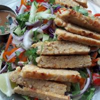 brianna salad at Cafe Mundo in Newport