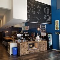 Order counter at PennyCup Coffee Haw Creek in Asheville