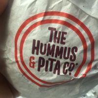 Falafel pita inside!  at The Hummus & Pita Co in Brookfield