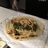 In the making  at The Hummus & Pita Co in Brookfield
