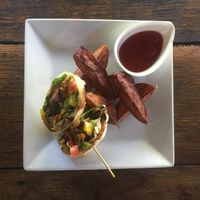 Vegan wrap at The Kasbah in Langkawi