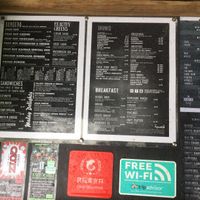 Menu at The Kasbah in Langkawi