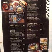 Breakfast menu 9-12 at The Kasbah in Langkawi
