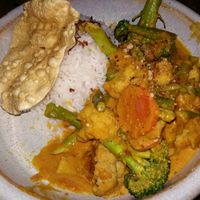 Veg korma at The Kasbah in Langkawi