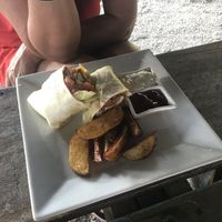 Falafel wrap at The Kasbah in Langkawi