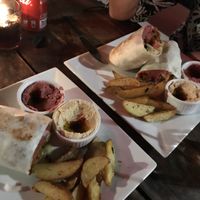 falafel wrap  at The Kasbah in Langkawi