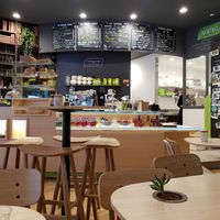 Indoors at Newtree Café in Lyon